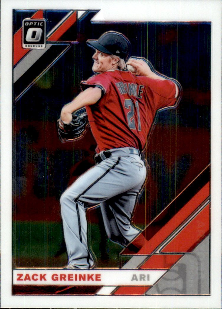 2019 Donruss Optic 139 Zack Greinke