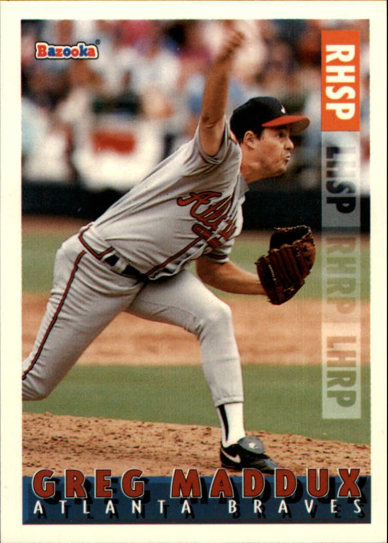 1995 Bazooka 1 Greg Maddux