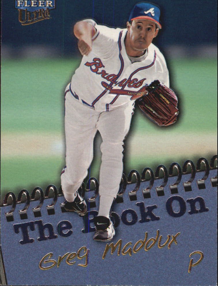 1999 Ultra The Book On 14 Greg Maddux
