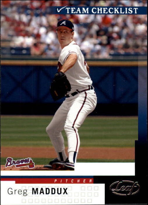 2004 Leaf 287 Greg Maddux TC