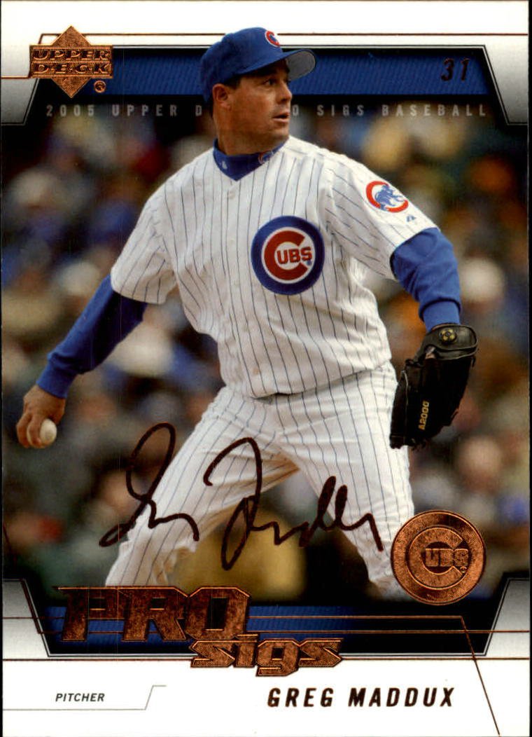 2005 Upper Deck Pro Sigs 19 Greg Maddux