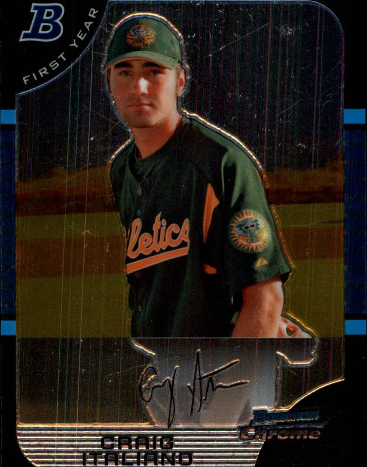 2005 Bowman Chrome Draft 72 Craig Italiano FY RC