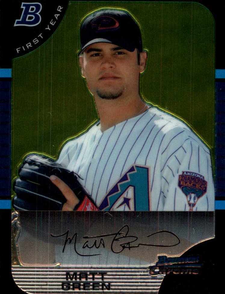 2005 Bowman Chrome Draft 87 Matt Green FY RC