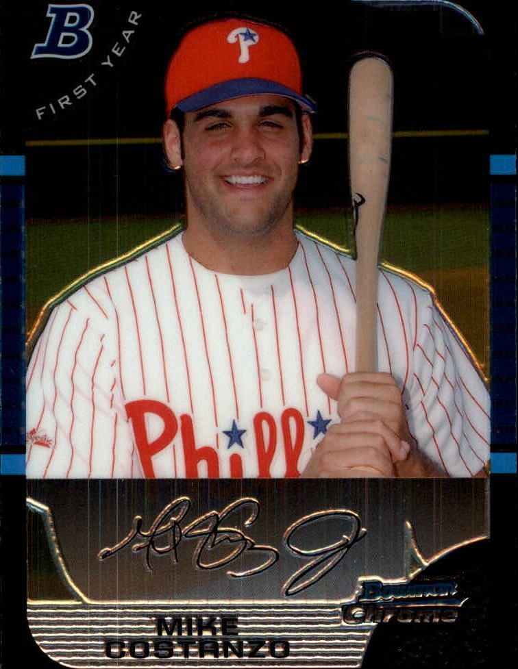 2005 Bowman Chrome Draft 89 Mike Costanzo FY RC