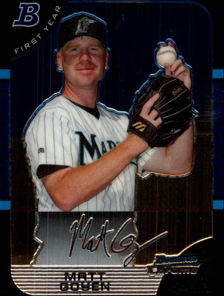 2005 Bowman Chrome Draft 95 Matt Goyen FY RC