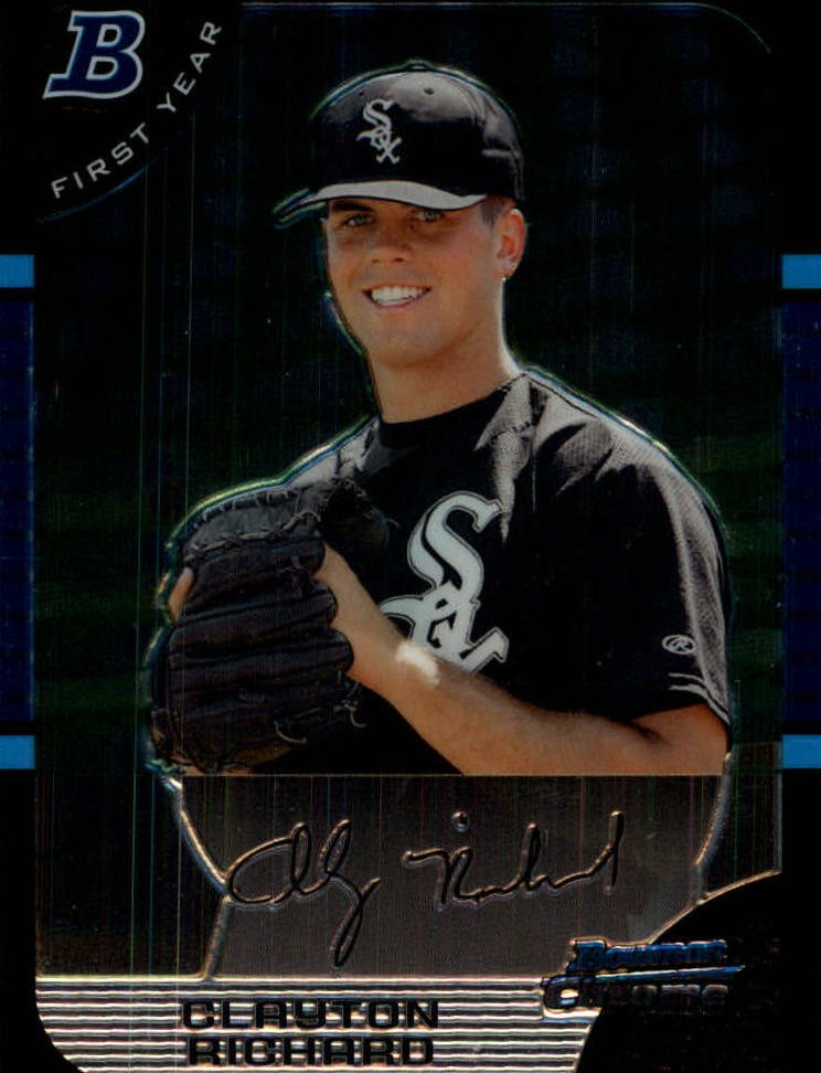 2005 Bowman Chrome Draft 99 Clayton Richard FY RC