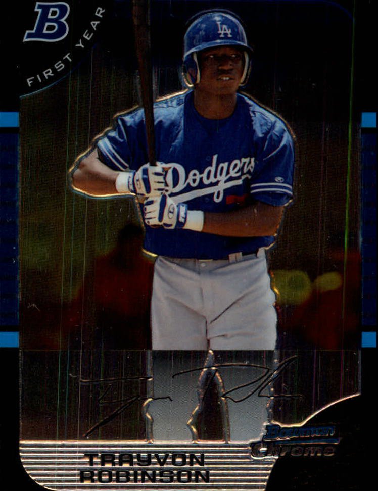 2005 Bowman Draft 69 Trayvon Robinson FY RC