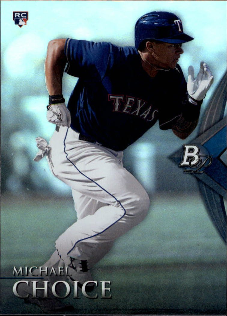 2014 Bowman Platinum 91 Michael Choice RC