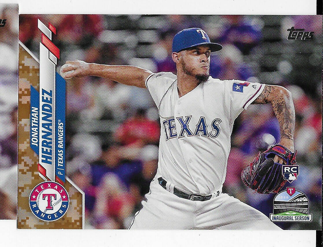 2020 Topps 597 Jonathan Hernandez RC