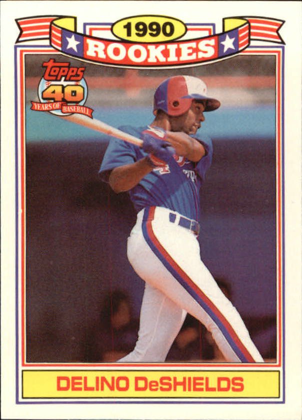 1991 Topps Rookies 8 Delino DeShields