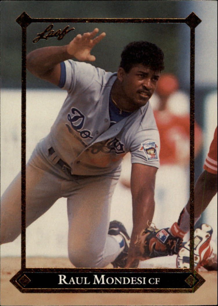 1992 Leaf Gold Rookies BC16 Raul Mondesi