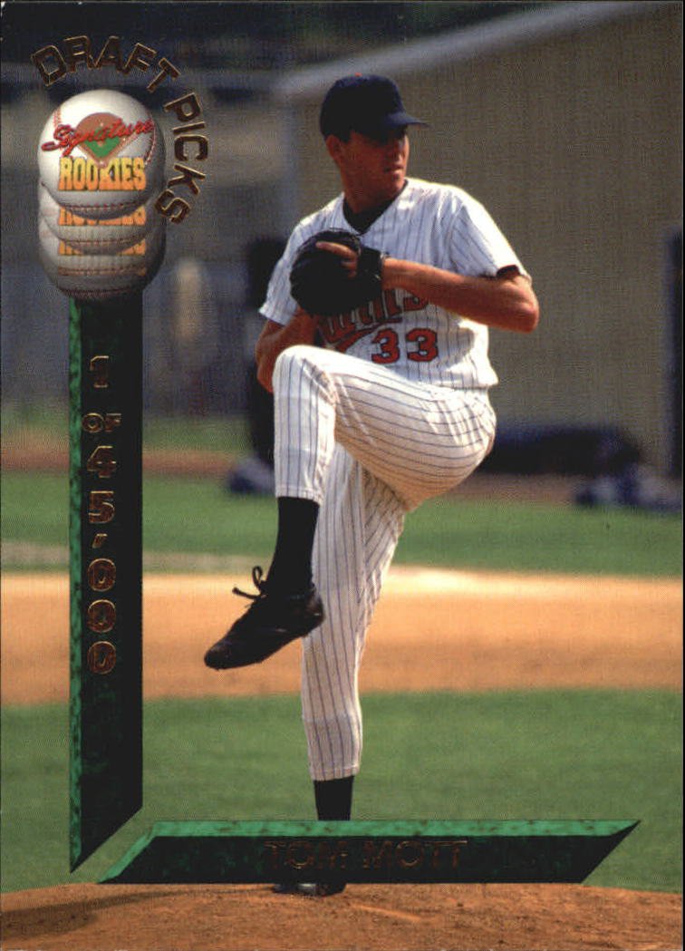 1994 Signature Rookies Draft Picks 74 Tom Mott