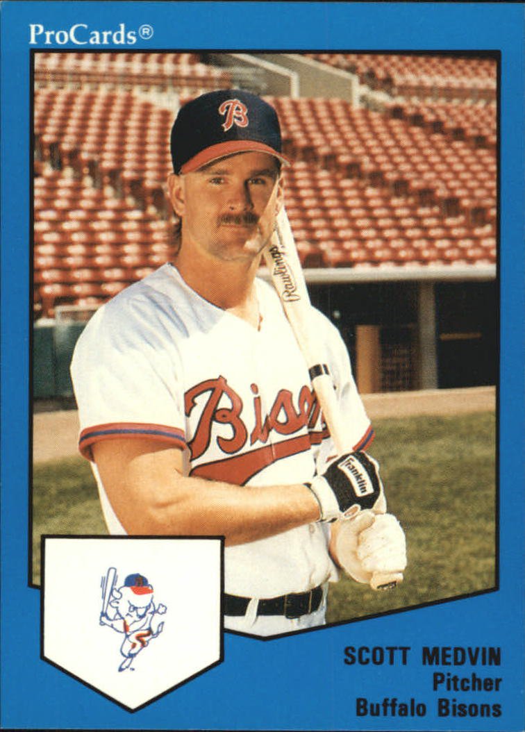 1989 Buffalo Bisons ProCards 1680 Scott Medvin