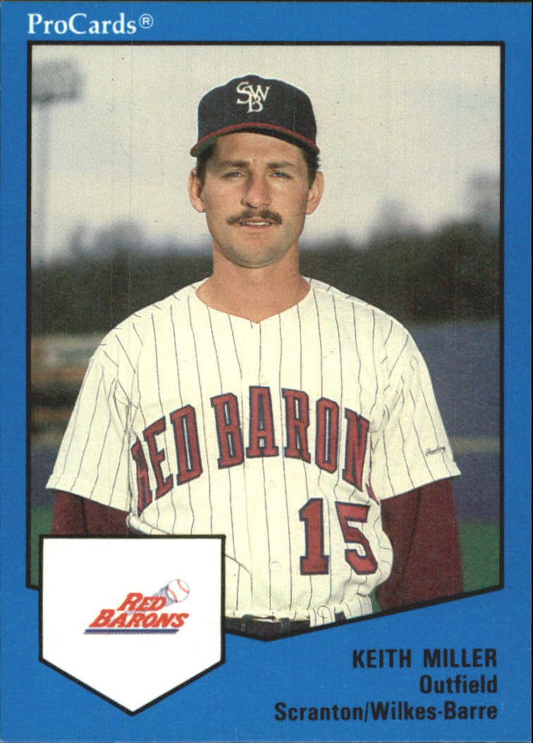 1989 Scranton Red Barons ProCards 716 Keith Miller