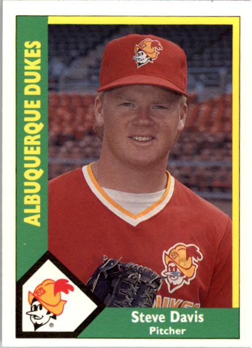 1990 Albuquerque Dukes CMC 4 Steve Davis