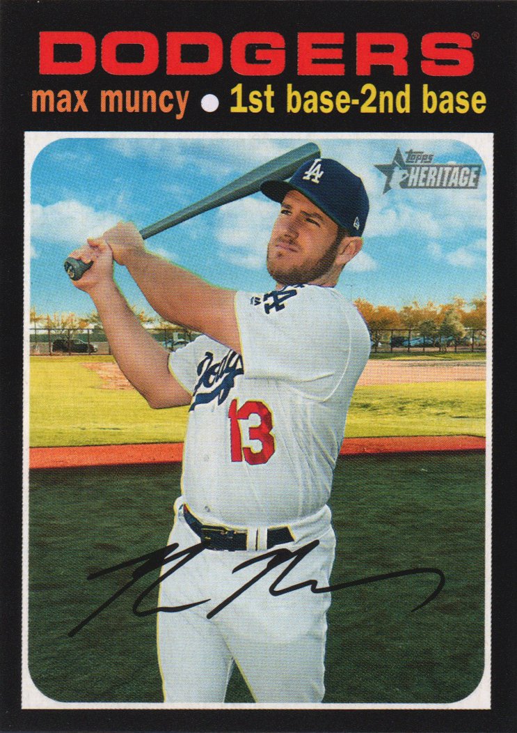 2020 Topps Heritage 167 Max Muncy