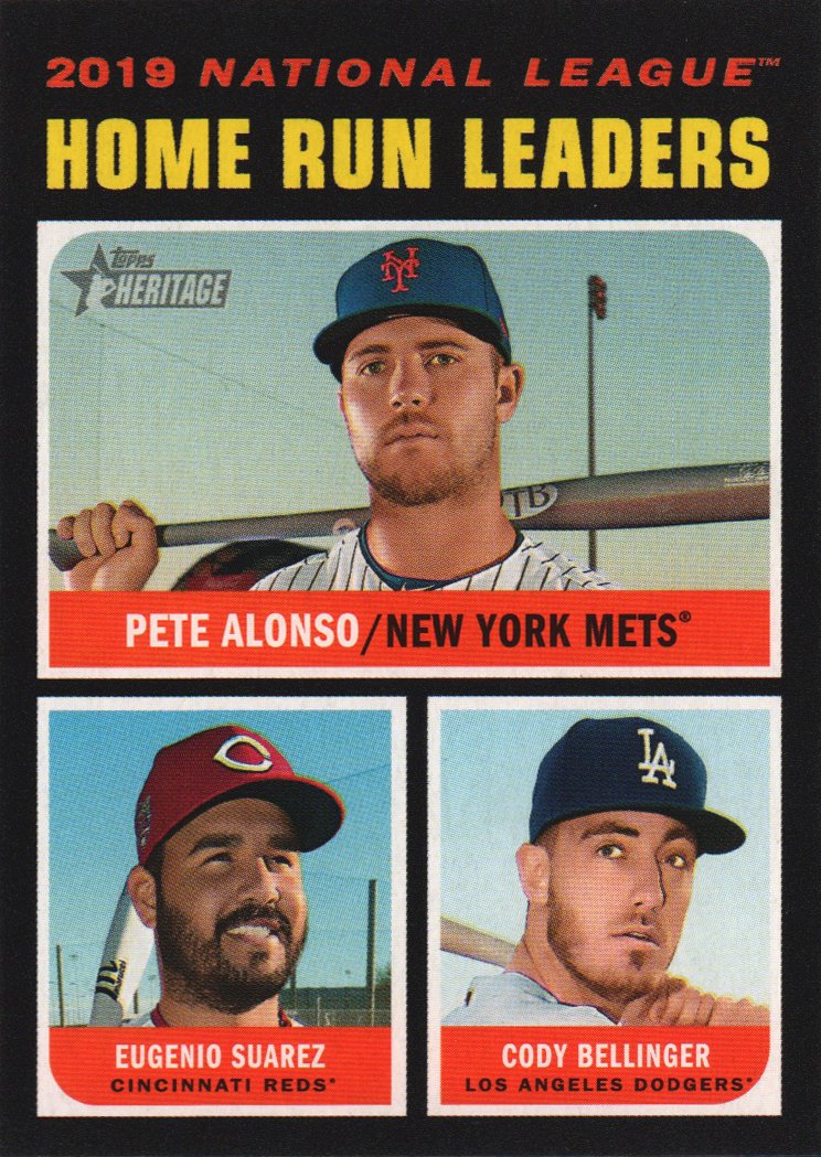 2020 Topps Heritage 66 Eugenio Suarez/Cody Bellinger/Pete Alonso LL
