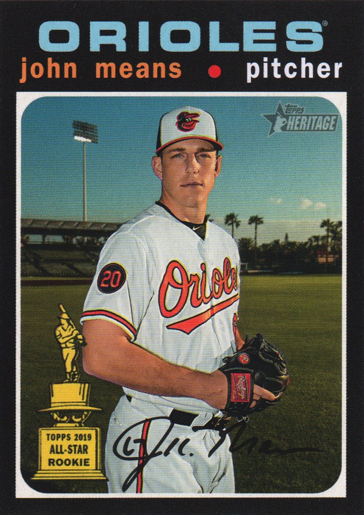 2020 Topps Heritage 269 John Means