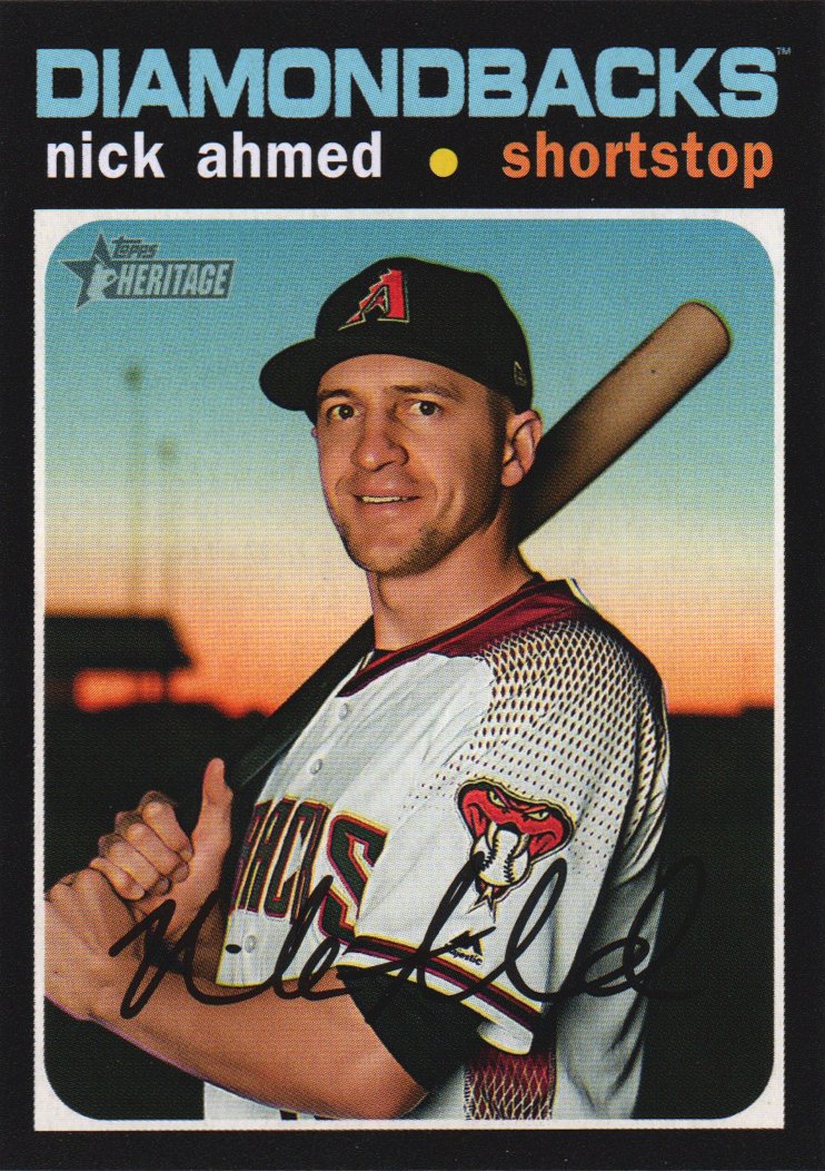 2020 Topps Heritage 112 Nick Ahmed