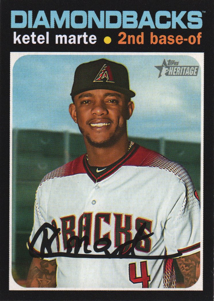 2020 Topps Heritage 183 Ketel Marte