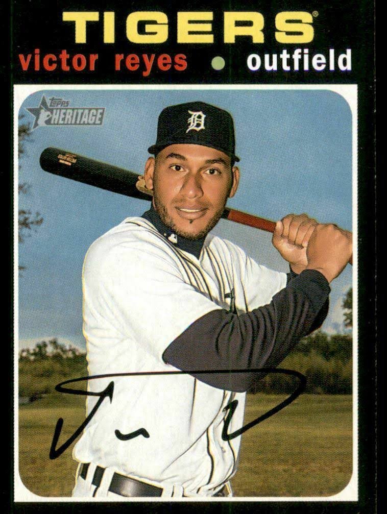 2020 Topps Heritage 192 Victor Reyes