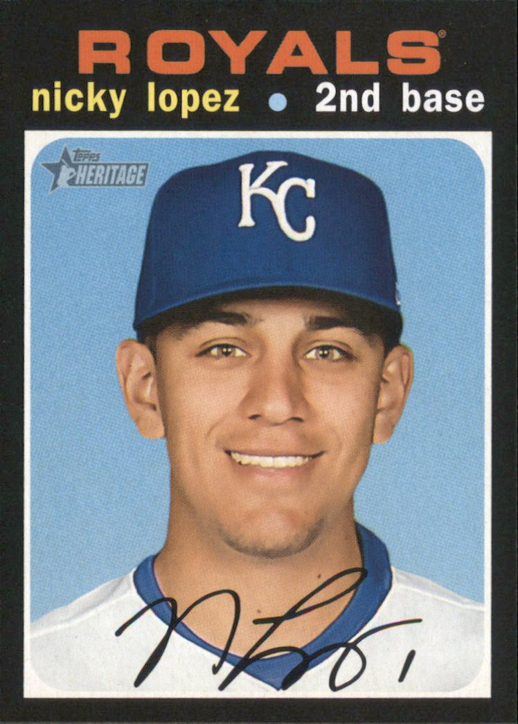 2020 Topps Heritage 305 Nicky Lopez