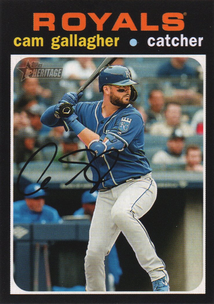 2020 Topps Heritage 299 Cam Gallagher