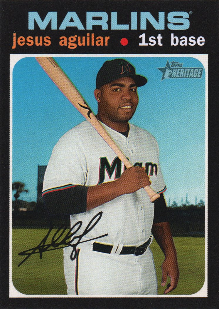 2020 Topps Heritage 246 Jesus Aguilar