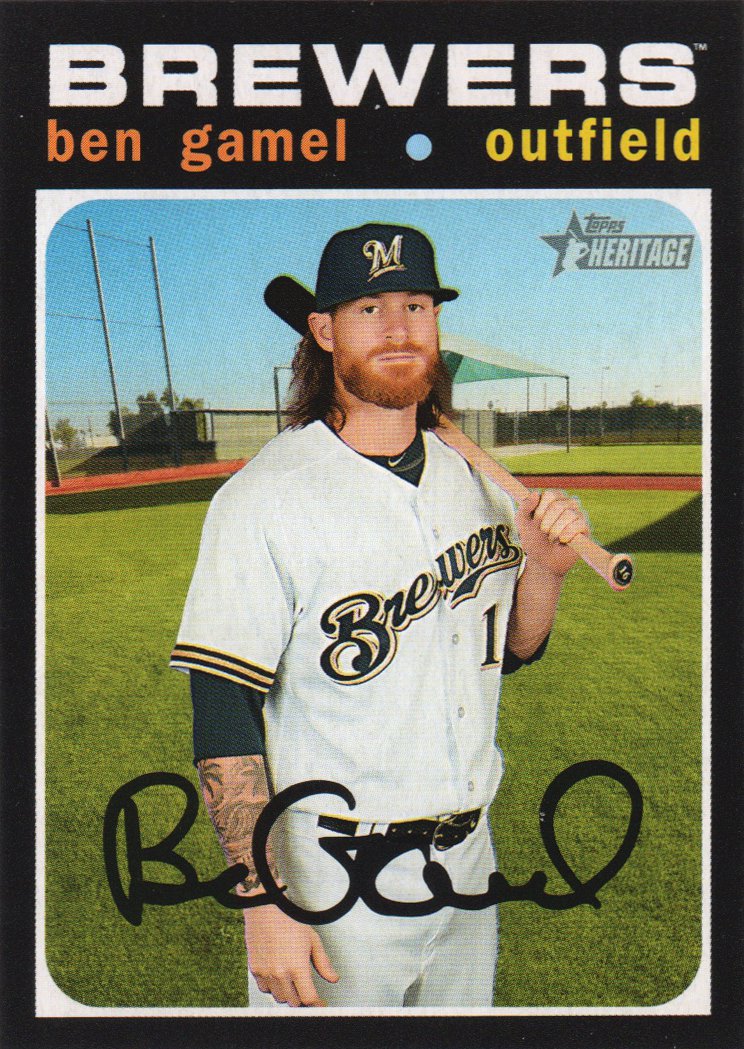 2020 Topps Heritage 157 Ben Gamel