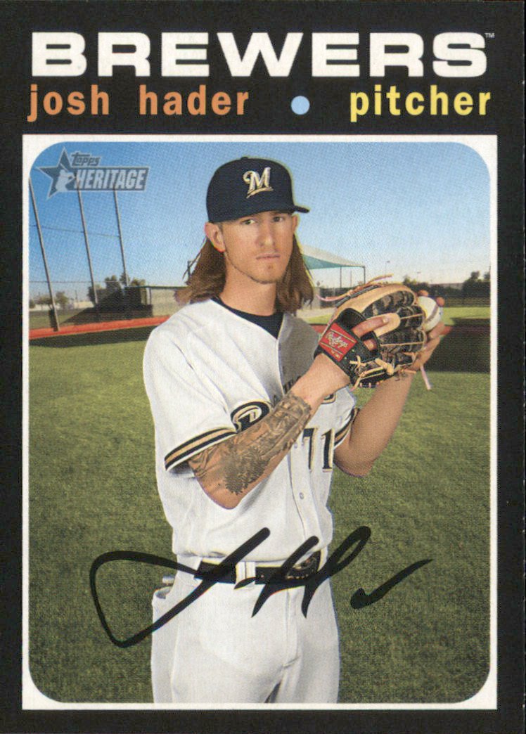 2020 Topps Heritage 87 Josh Hader