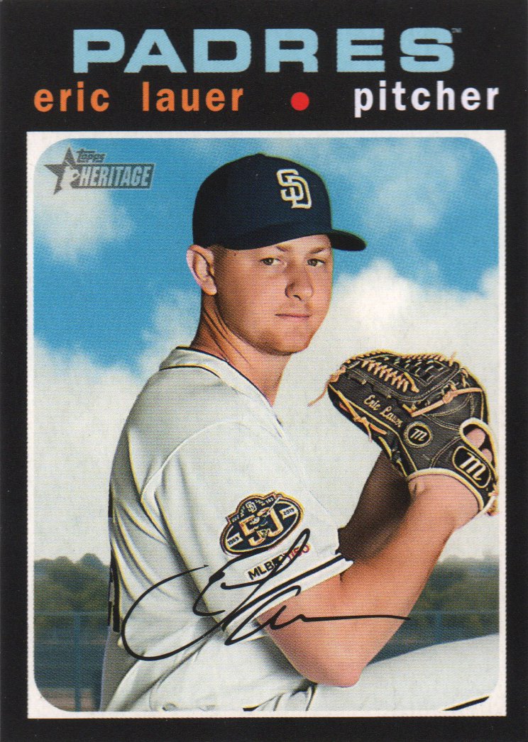 2020 Topps Heritage 296 Eric Lauer