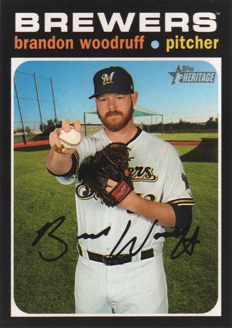2020 Topps Heritage 374 Brandon Woodruff