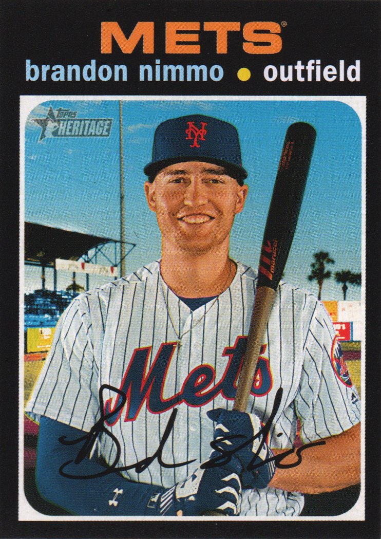 2020 Topps Heritage 193 Brandon Nimmo