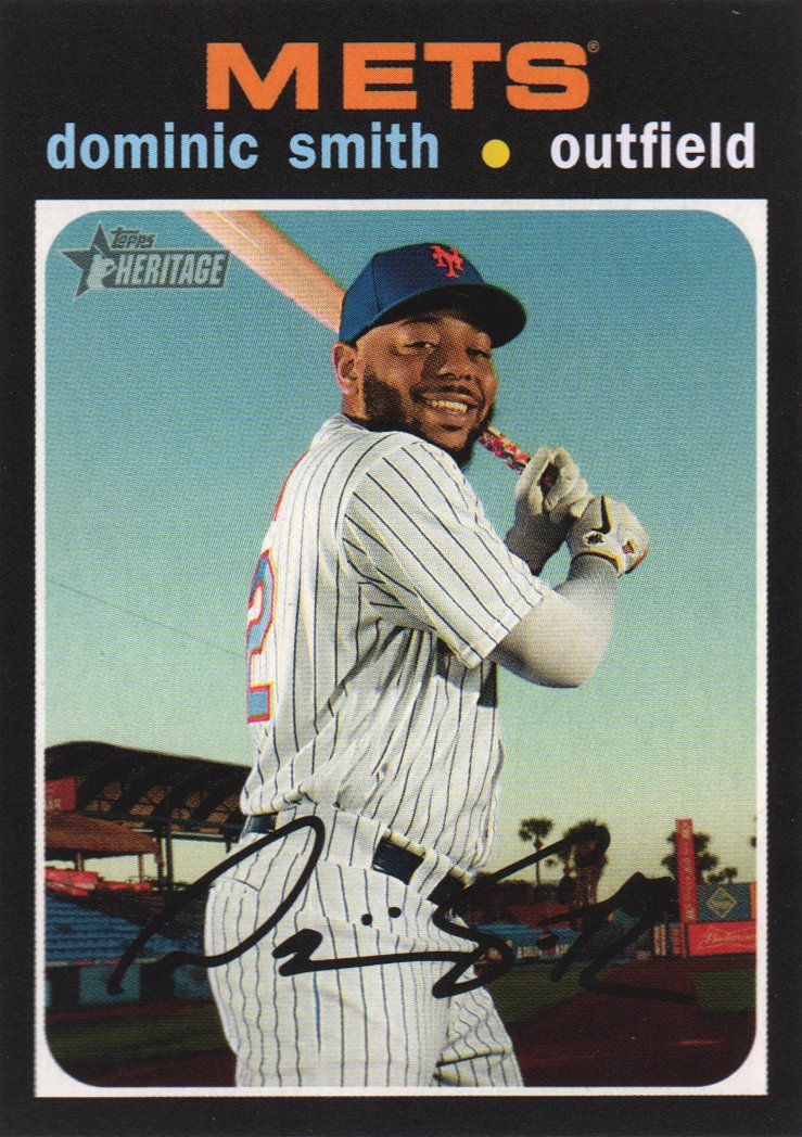 2020 Topps Heritage 386 Dominic Smith