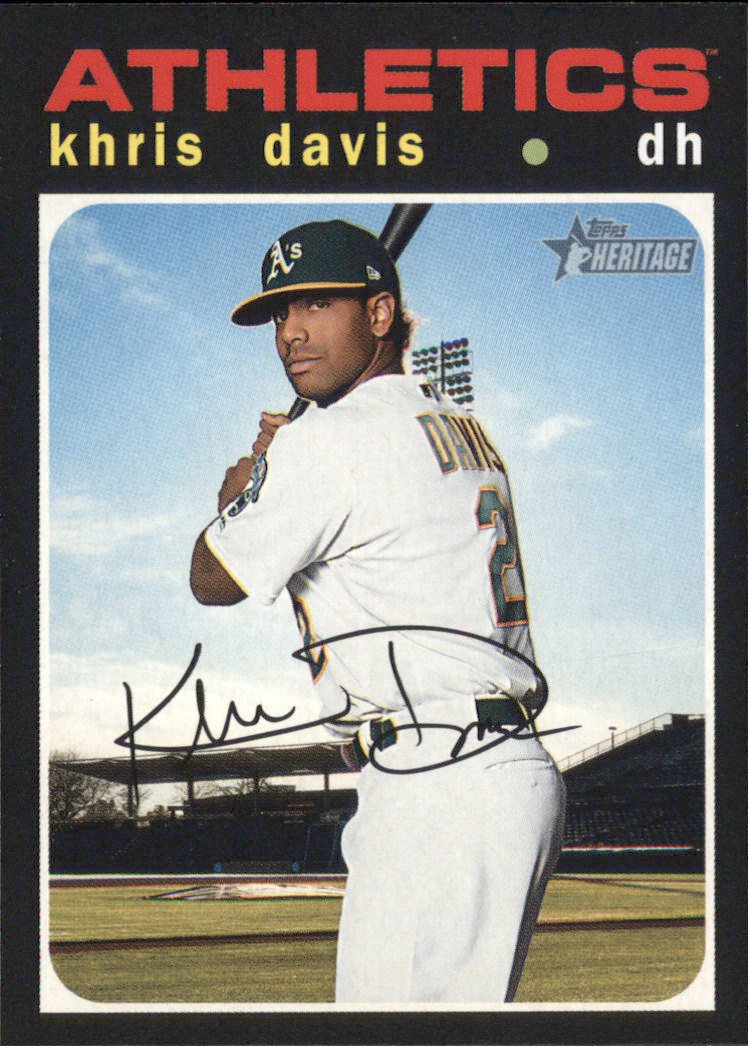 2020 Topps Heritage 81 Khris Davis