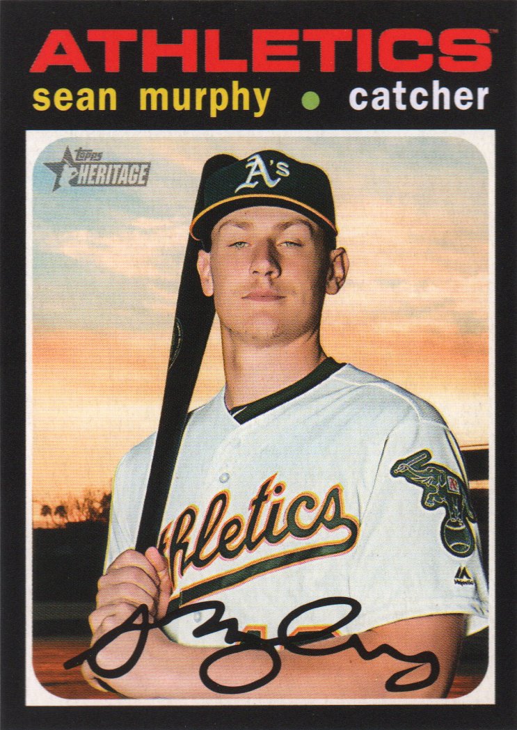 2020 Topps Heritage 335 Sean Murphy