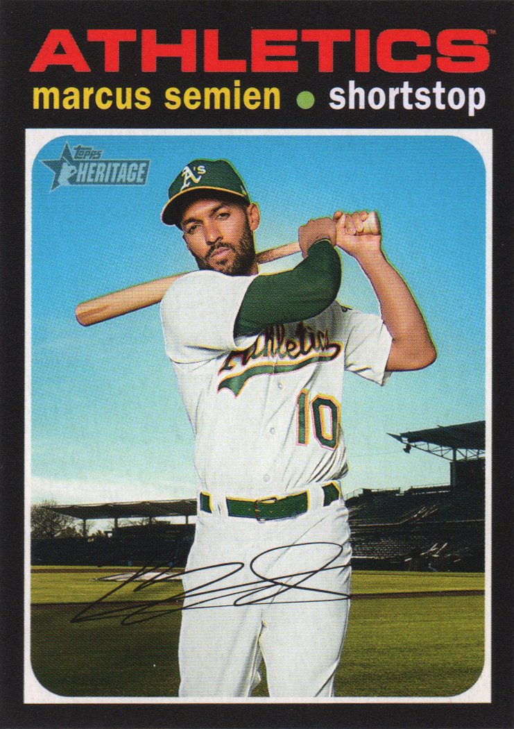2020 Topps Heritage 98 Marcus Semien