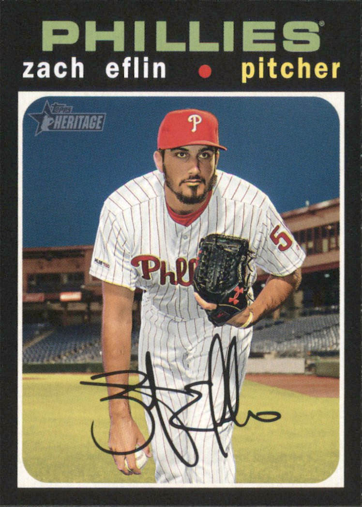 2020 Topps Heritage 295 Zach Eflin