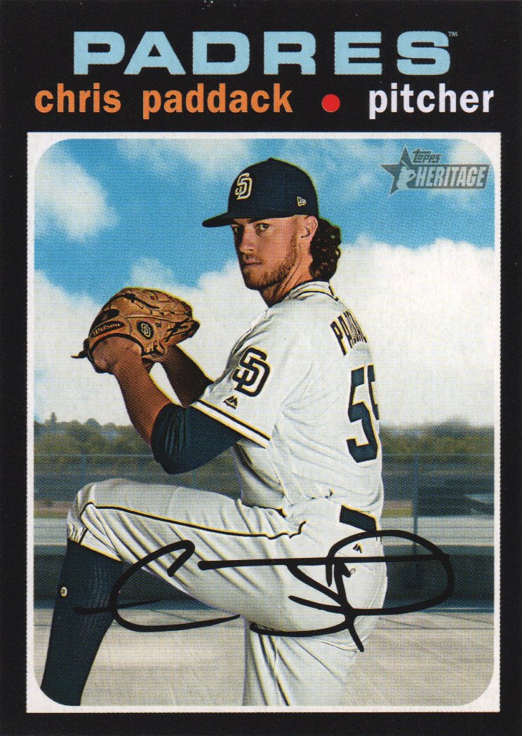 2020 Topps Heritage 182 Chris Paddack
