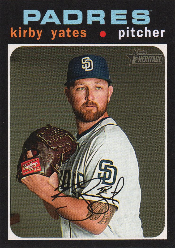 2020 Topps Heritage 280 Kirby Yates