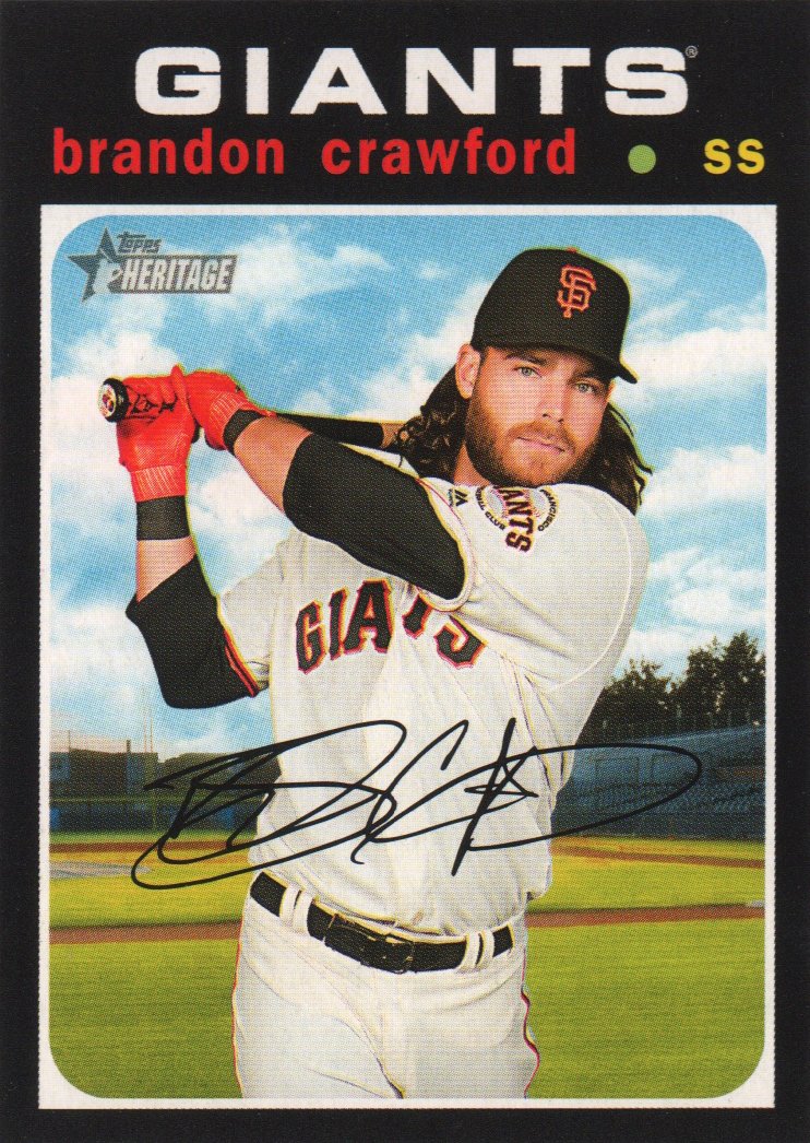 2020 Topps Heritage 178 Brandon Crawford