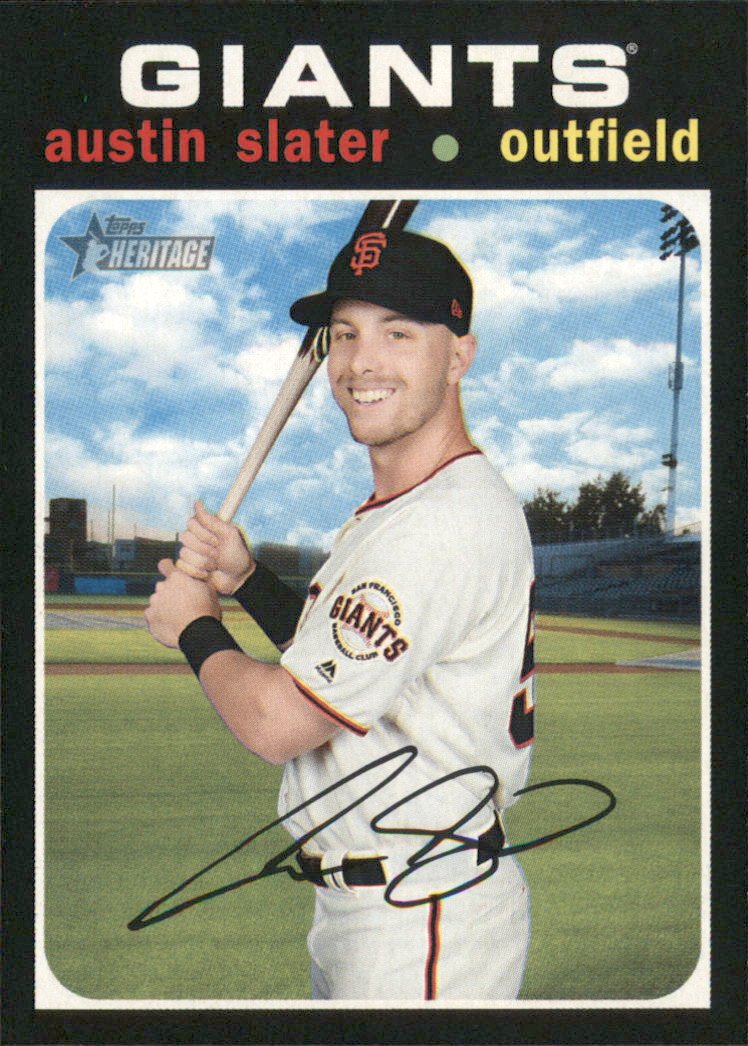 2020 Topps Heritage 209 Austin Slater