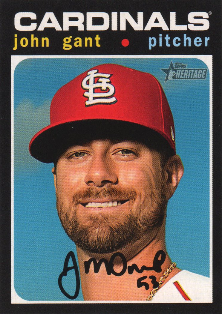 2020 Topps Heritage 187 John Gant
