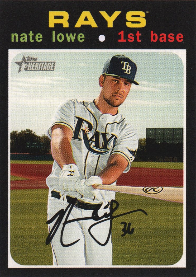 2020 Topps Heritage 220 Nate Lowe
