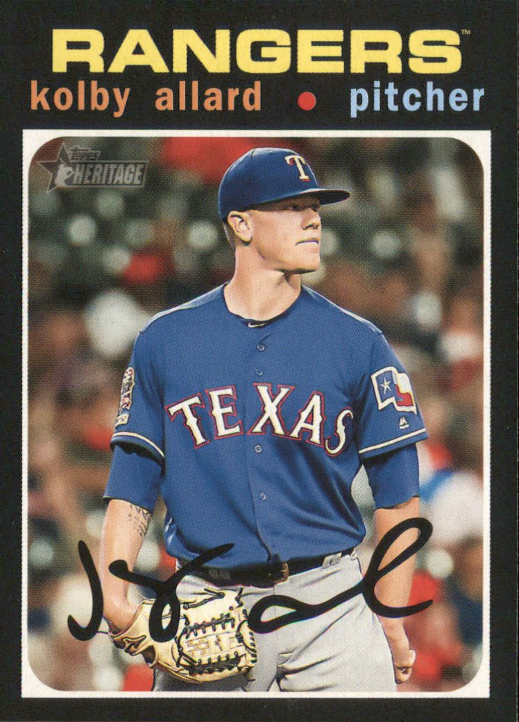 2020 Topps Heritage 307 Kolby Allard