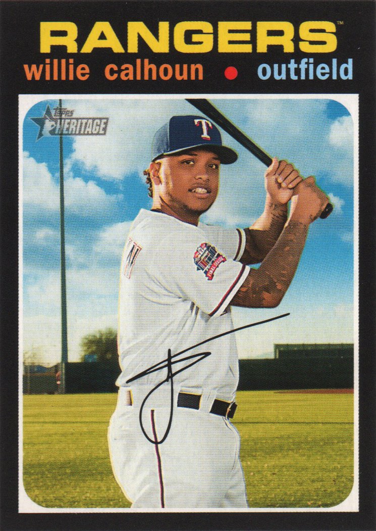 2020 Topps Heritage 134 Willie Calhoun