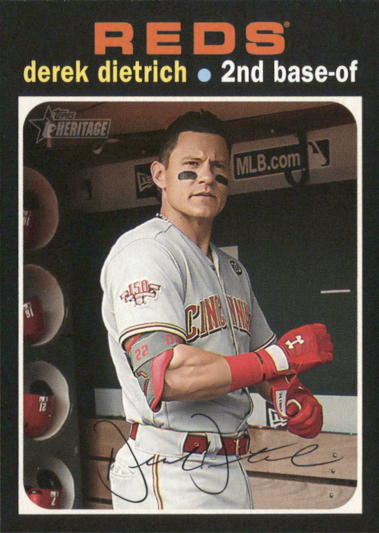 2020 Topps Heritage 6 Derek Dietrich