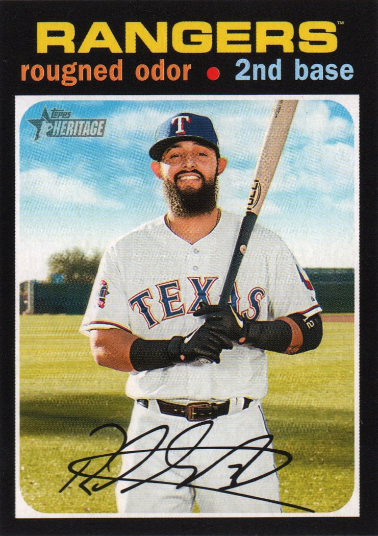 2020 Topps Heritage 38 Rougned Odor