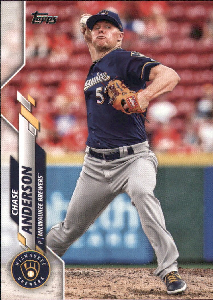 2020 Topps 62 Chase Anderson