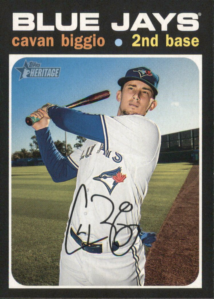 2020 Topps Heritage 55 Cavan Biggio